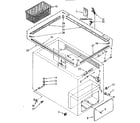 Kenmore 1988165383 cabinet parts diagram