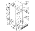 Kenmore 1068778710 cabinet parts diagram