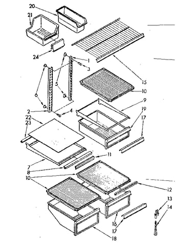 Shelf parts