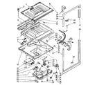 Kenmore 1068778760 compartment separator and control parts diagram