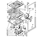 Kenmore 1068778880 compartment separator and control parts diagram