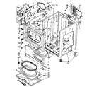 Kenmore 11086894800 cabinet parts diagram