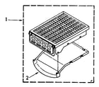 Kenmore 11086894500 dry rack parts diagram