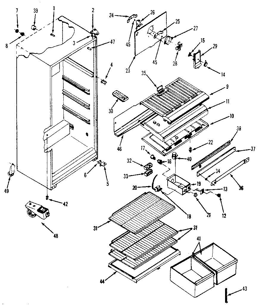 Cabinet parts