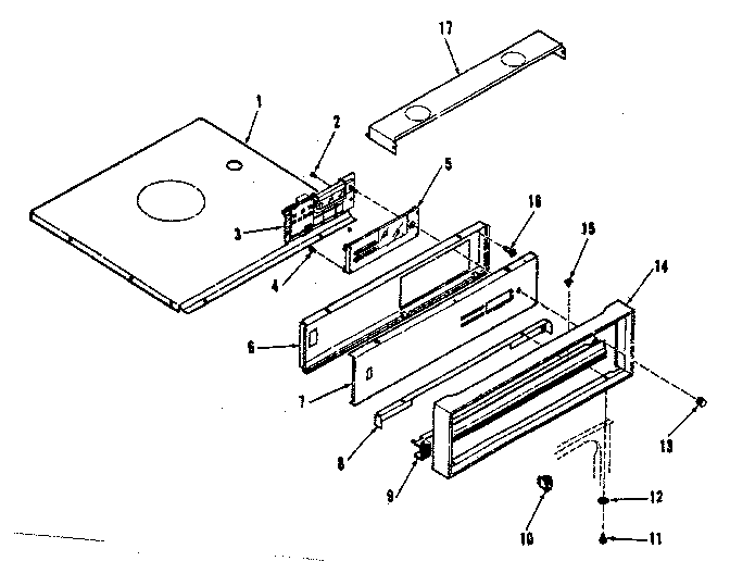 Control panel section