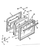 Full glass oven door