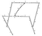 Sears 308770750 frame assembly diagram