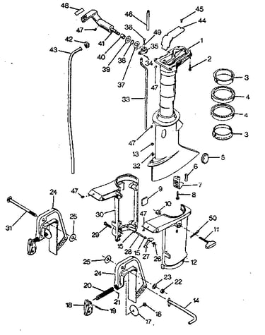 Motor leg