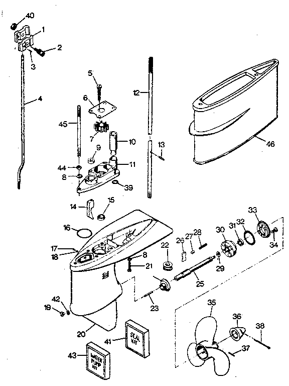 Gear housing