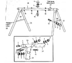 Sears 512720582 a-frame assembly diagram