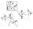 Sears 512722620 top bar assembly diagram