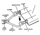 Sears 512722620 chain assembly diagram