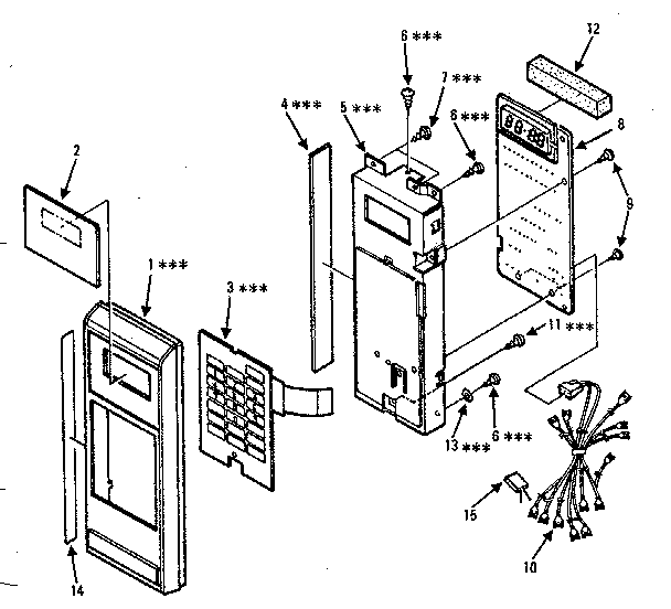 Control panel parts