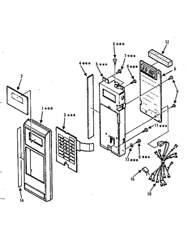 Control panel parts