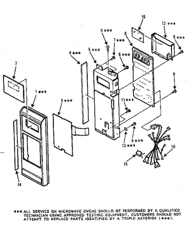 Control panel parts