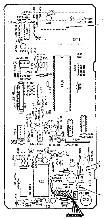 POWER AND CONTROL CIRCUIT BOARD 14815