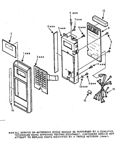 Control panel parts