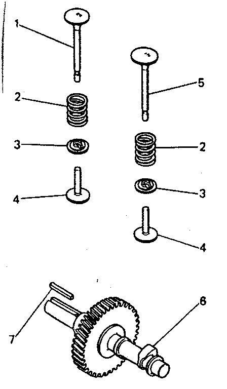 Valve and camshaft system