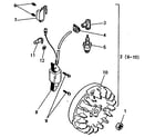 Craftsman 636299950 flywheel and ignition system diagram