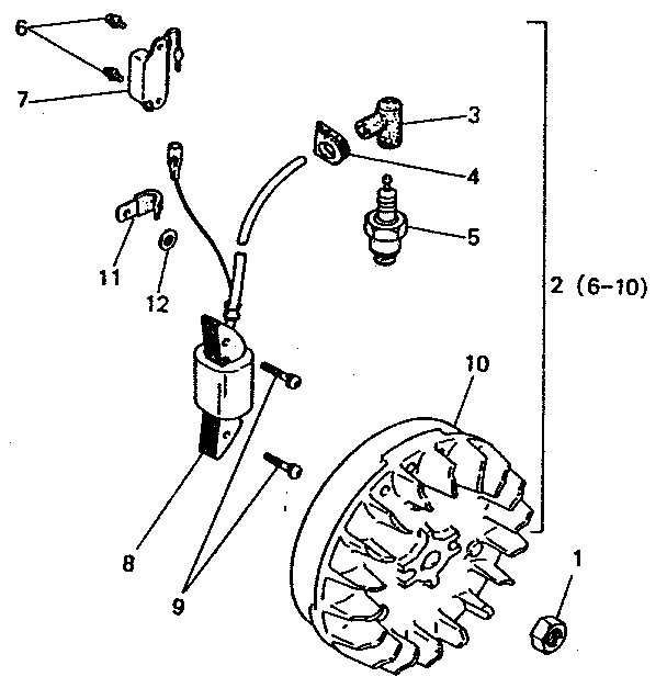 Flywheel and ignition system