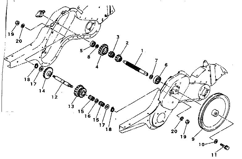 Transmission geartrain
