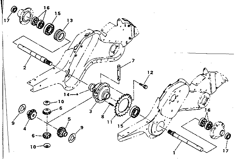 Transmission geartrain