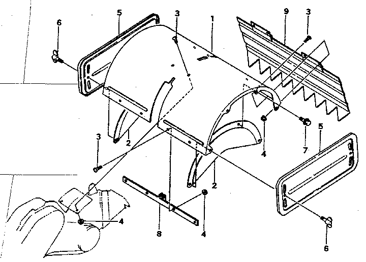 Tine shield