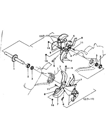 Tine assembly