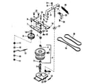 Craftsman 84224073 pulley assembly diagram