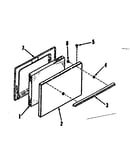 Model 911.9108710 oven door section