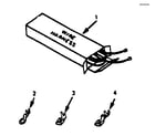 Kenmore 9119118710 wire harnesses and components diagram