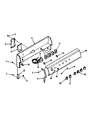 Backguard section
