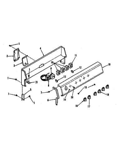 Backguard section