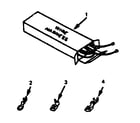 Kenmore 9119318710 wire harnesses and components diagram