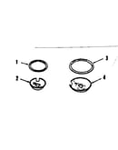 Optional porcelain pan and chrome ring kit