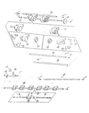 471/474/476 wide carriage - sprocket & pinch roller assm.
