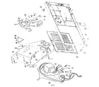 AT&T 476 471/474 476 wide carriage - bottom cover mounting parts diagram