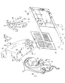 471/474 476 wide carriage - bottom cover mounting parts
