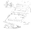 AT&T 471 471/474/476 wide carriage - top cover ass diagram