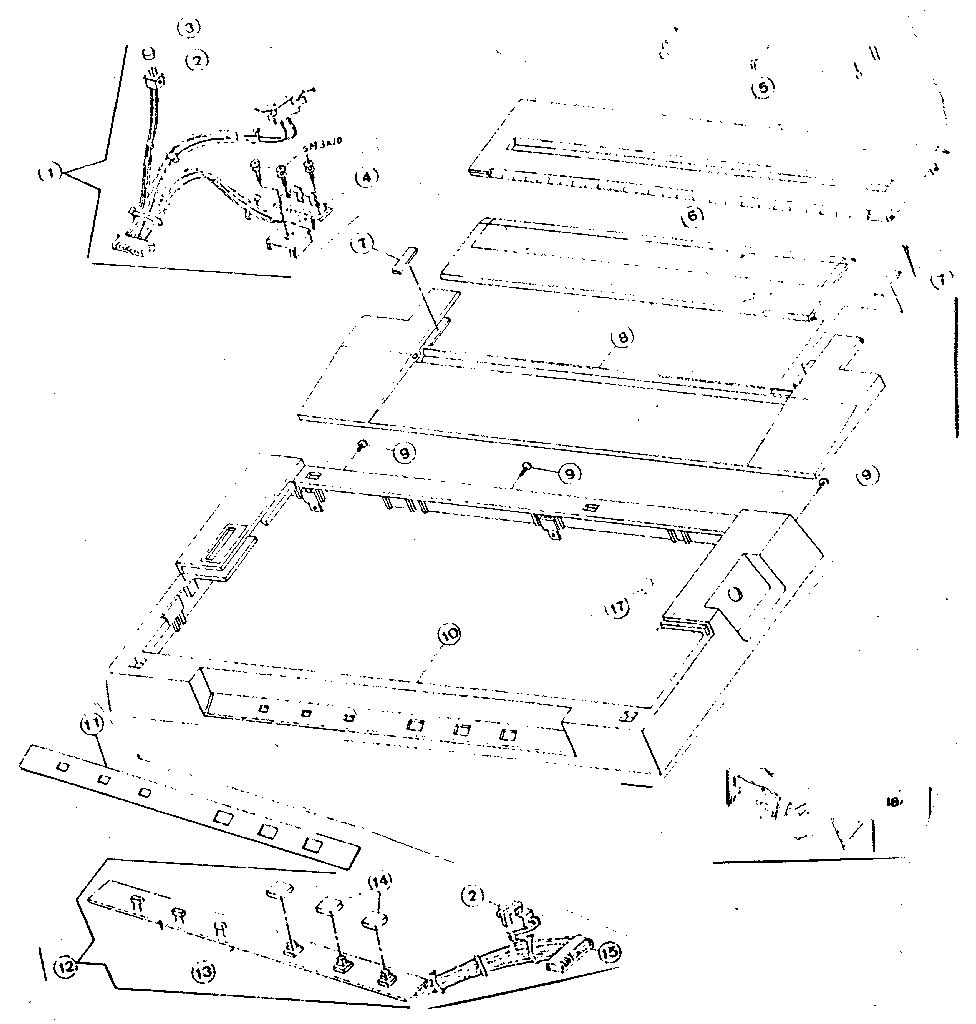 471/474/476 wide carriage - top cover ass