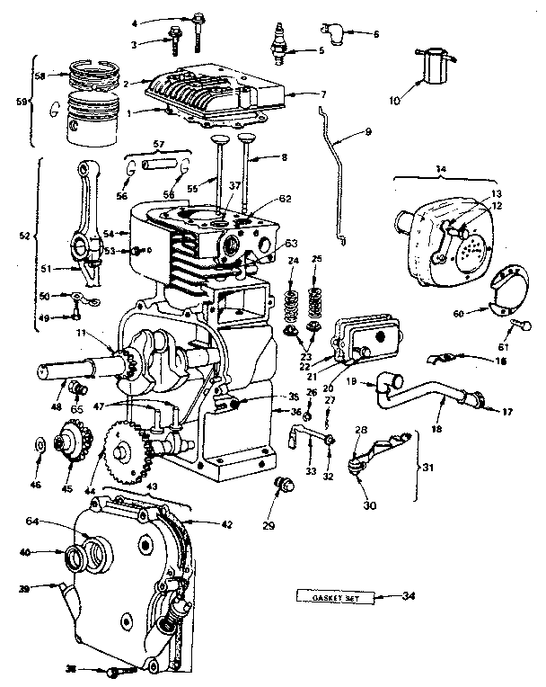 Cylinder & crankcase