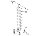 Tractor Accessories AUGER SEARS 78842 std. duty auger diagram