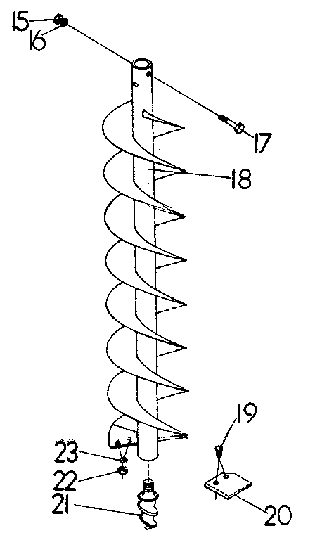 Std. duty auger