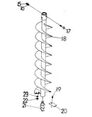 H.d. single flight auger