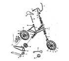 Huffy 11758 replacement parts diagram