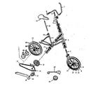 Huffy 87873 replacement parts diagram