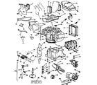 Briggs & Stratton 402707-1505-01 cylinder, crankshaft and engine base group diagram