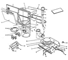 Kenmore 155464160 functional replacement parts diagram
