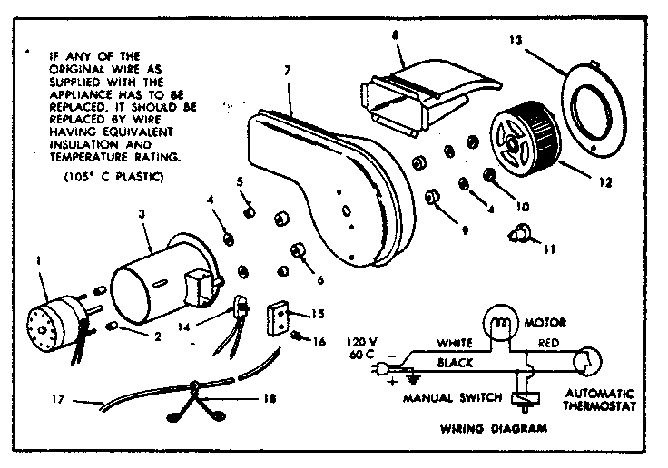 Optional forced air blower