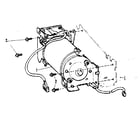 Brother FAX 50/100 shuttle drive motor unit diagram